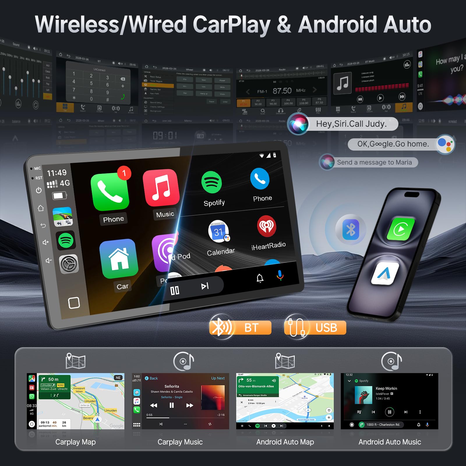 Amazon.com: Leadfan Linux Car Stereo for Nissan Sentra 2013-2019